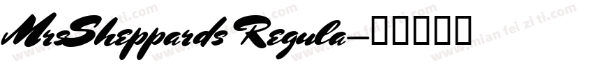 MrsSheppards Regula字体转换